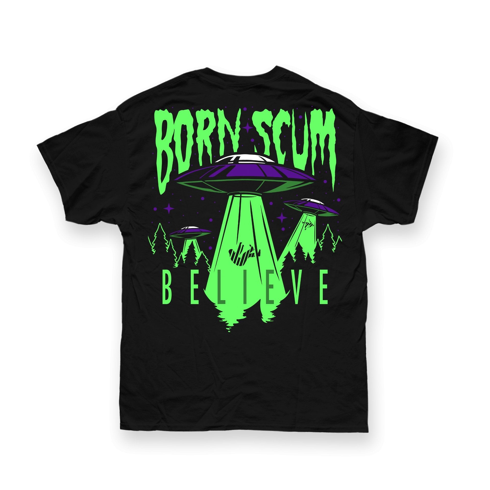 Believe T-Shirt: 100% Ring-Spun USA Cotton – Born Scum