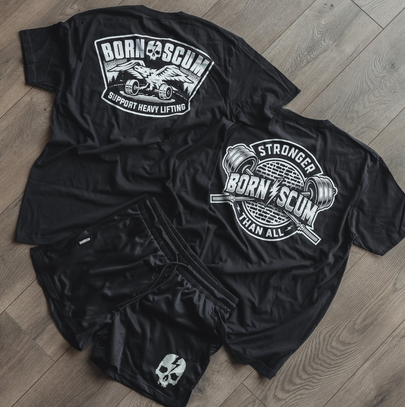 STRONGER THAN ALL PERFORMANCE FIT T - SHIRT - Born Scum